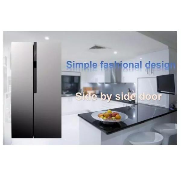 Double Doors Side By Side Refrigerator Freezer 550L Big Capacity With Ice Maker