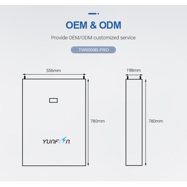 51.2V 200Ah Powerwall Lithium Battery OEM With Over Discharge Protection