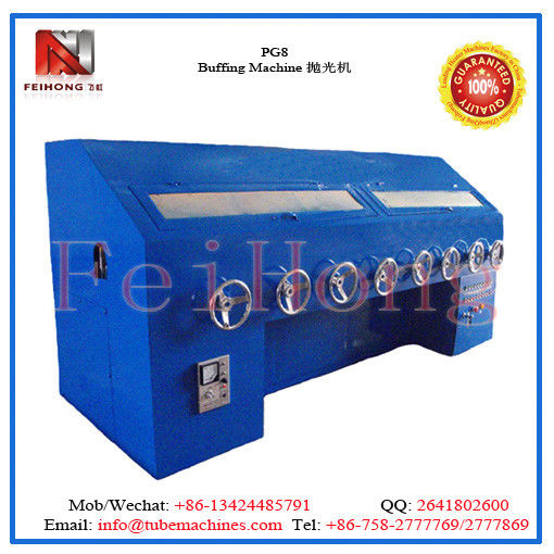 buffing machine for heating elements