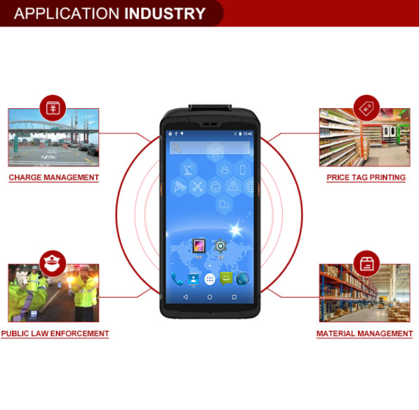 4000mAh Mobile Data Collection Terminal Android 8.1 PDA Stocktake Scanners