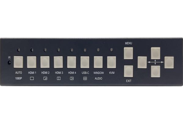 Cheap 5x Inputs And 2x Outputs Seamless UHD Video Switcher With Multiview And KVM Control for sale