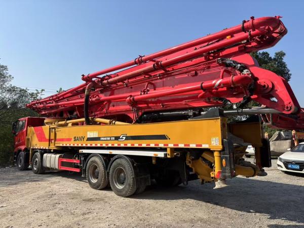 Cheap 55m Max Horizontal Reach Second Hand Pump Truck with Gross Mass of 46000kg and Manufactured in 2023.03 for sale