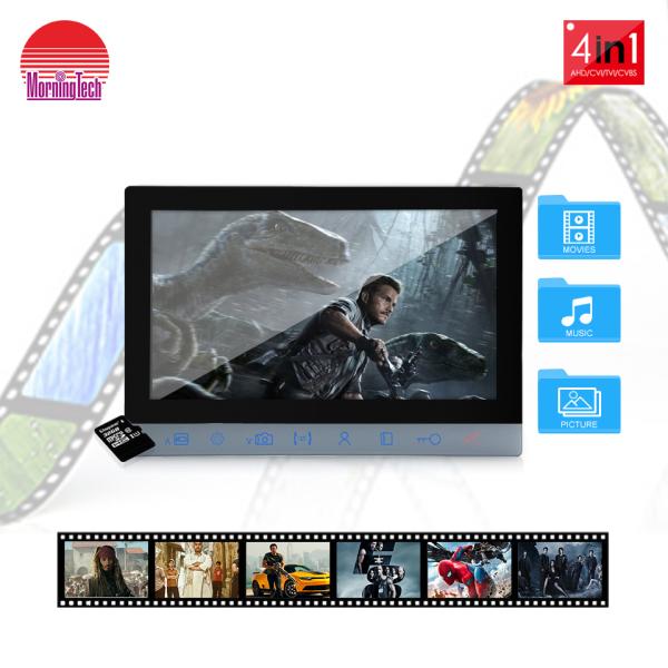 1080P video door intercom with high definition night vision max support 64G sd card