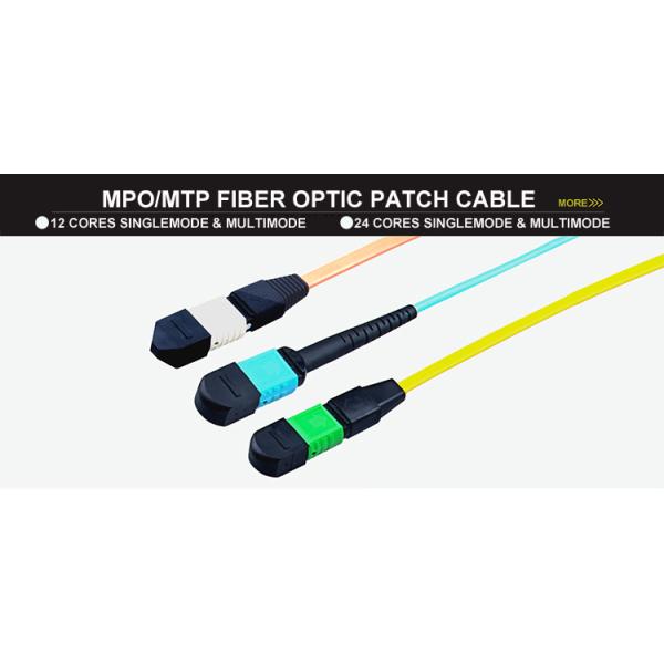 SC UPC-SC APC Fiber Optic Patch Cable Singlemode 24 Cores With ROHS Approval