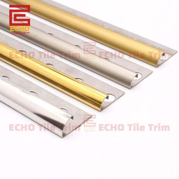 Vintage 1 4 Round Edge Tile Trim Wall Tile Corner Bead Bronze