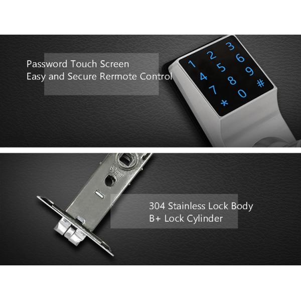 Digital Electronic Keypad Door Lock Code Card Remote Control Elgant Acrylic Touch Screen