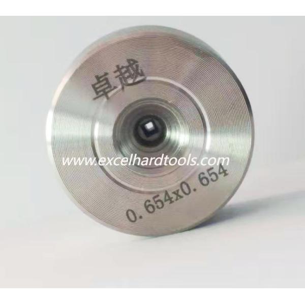 0.654mm square hole Polycrystalline Diamond wire drawing die for metal wire drawing
