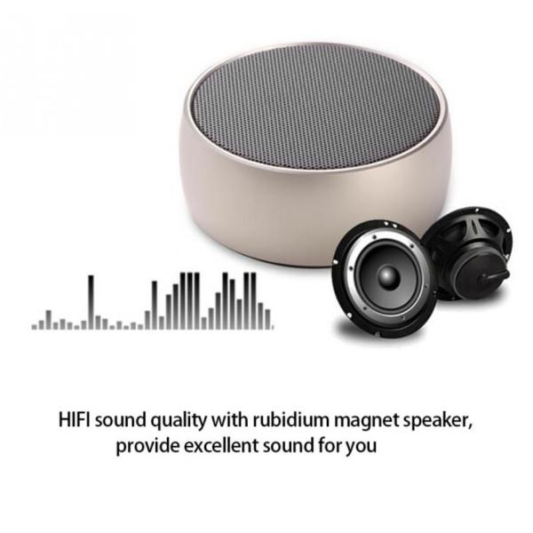 Producentre 2000MAh rechargeable stereo BT Speaker with portable power source so support TF card and U disk