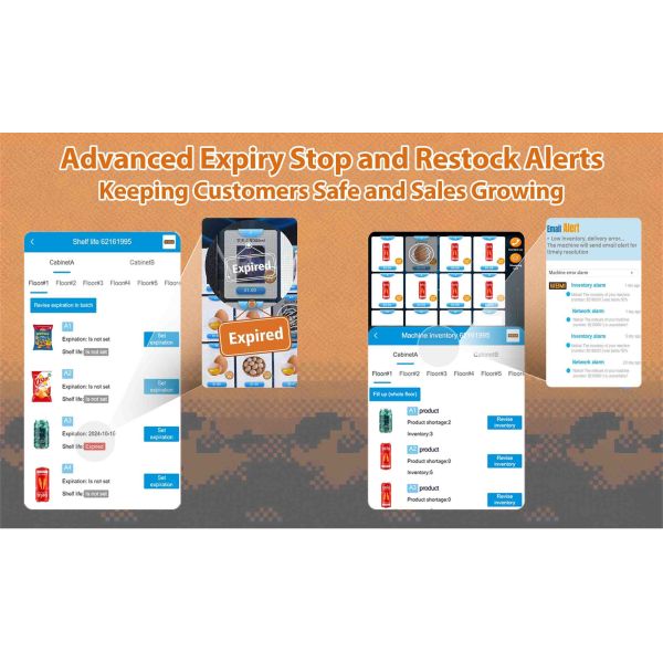 WEIMI Smart Snack and Drink Vending Machine for Parks — Elevator Delivery & Remote Management