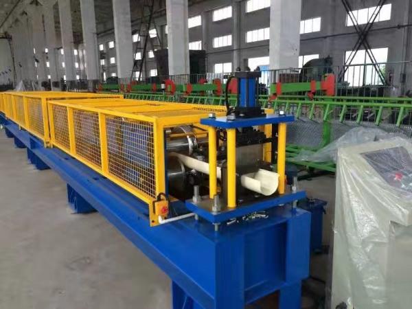 Cheap Circle Model Gutter Forming Machine , Hydraulic Iron Sheet Making Machine for sale