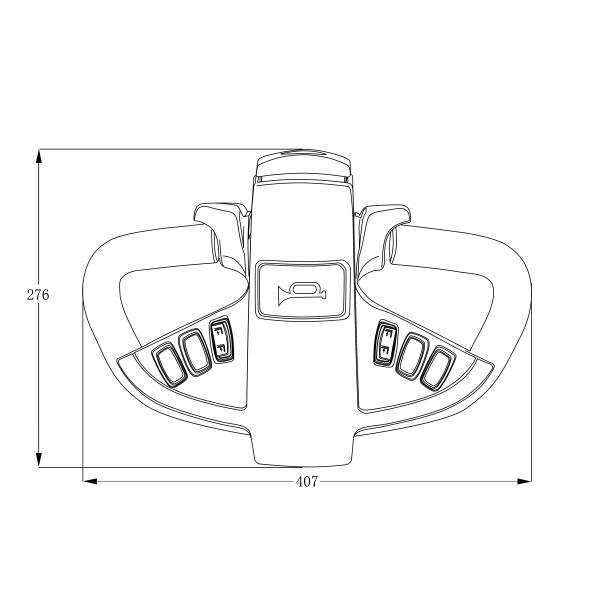 High grade factory outlet 24V heavy duty T200 control handle with CE certificate