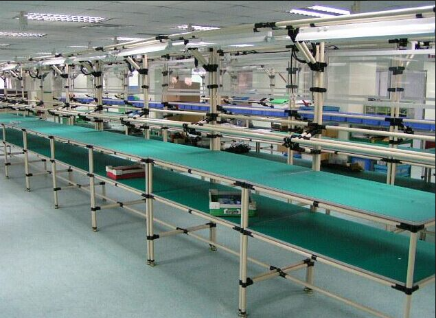 Linear Lean Pipe Production Line Flexible Lean Pipe System Hardware Processing