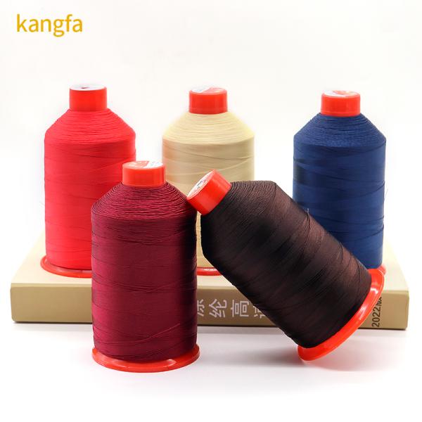 High Temperature Resistance 1500m 100% Nylon 304 Colours Tex 135 Bonded Nylon Thread