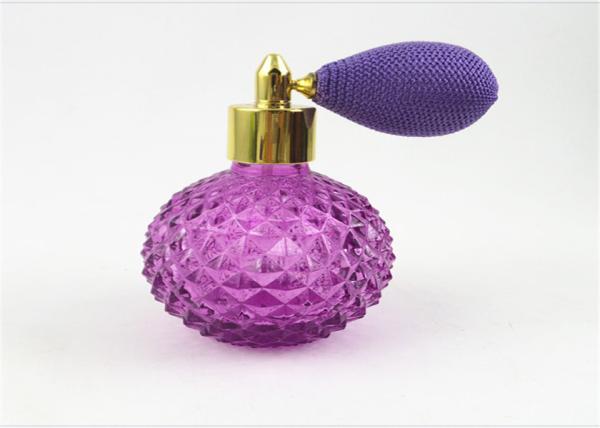 Cheap Multi Color Glass Perfume Bottles Leakage Prevention With Powder Spray Atomizer for sale