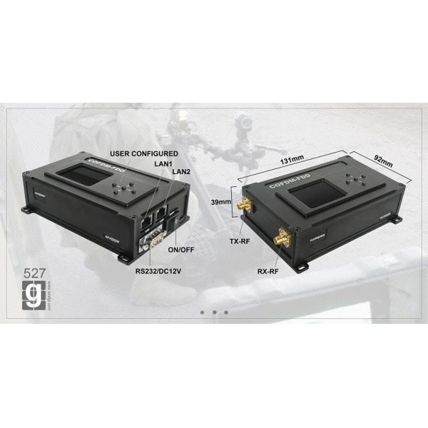 Uplink and Downlink IP COFDM HD Wireless Video Transmitter FDD Technology