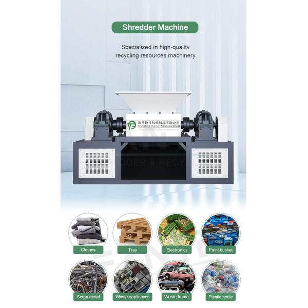 Waste Metal Scrap Paper Recycling Shredding Equipment