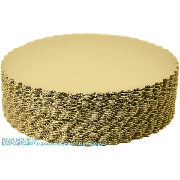 Cake Board Rounds, Circle Cardboard Base Boards, 8, 10 And 12-Inch. Perfect For Cake Decorating, 10 Of Each Size