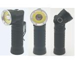 Best Functional LED Flashlight 4x4x14cm With Adjustable Pivoting Head Up To 90 wholesale