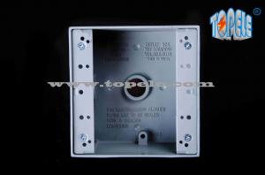 Best External Aluminum Weatherproof Junction Boxes , Two Gang Electrical Switch Box wholesale