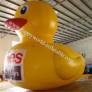 China Big and bright inflatable duck, great for advertising. on sale