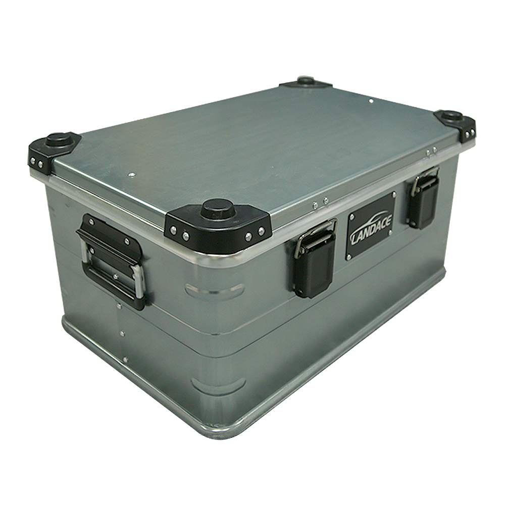 Powder Coated Aluminum Alloy Vintage Glamping Outdoor Camping Storage Box 600*400*300mm