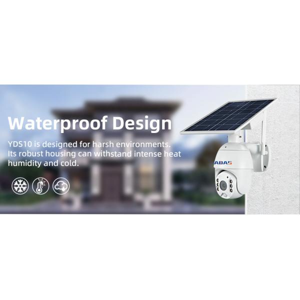 1080P LTE Cellular Home Security Camera 4G 2MP Pan And Tilt Solar PTZ Camera