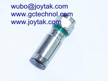 Cheap F Compression Connector F Plug Compression connector For RG59 Coax Cable connector for sale