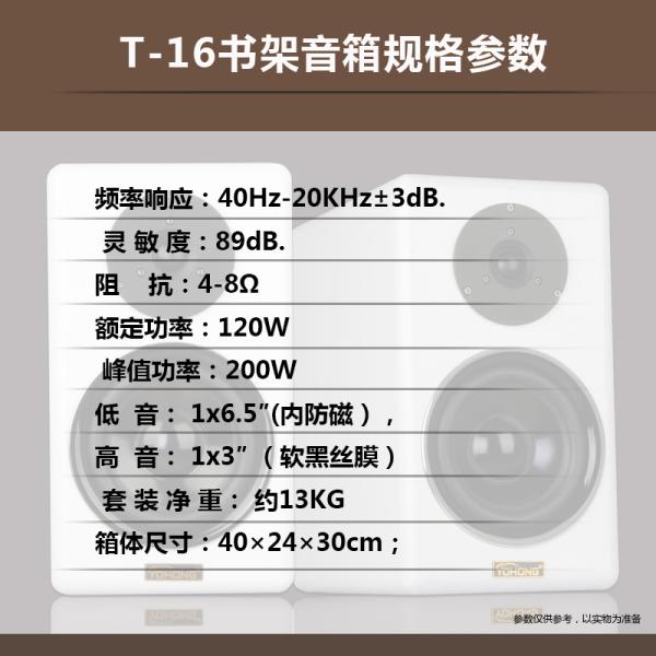 40W Passive Bluetooth Two Way Speaker Wireless Multipurpose