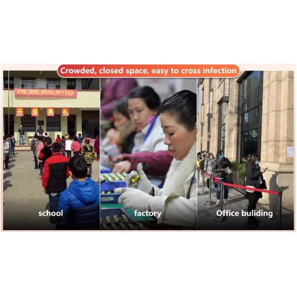 Non Contact Infrared Temperature Gun , Handheld Forehead Thermometer