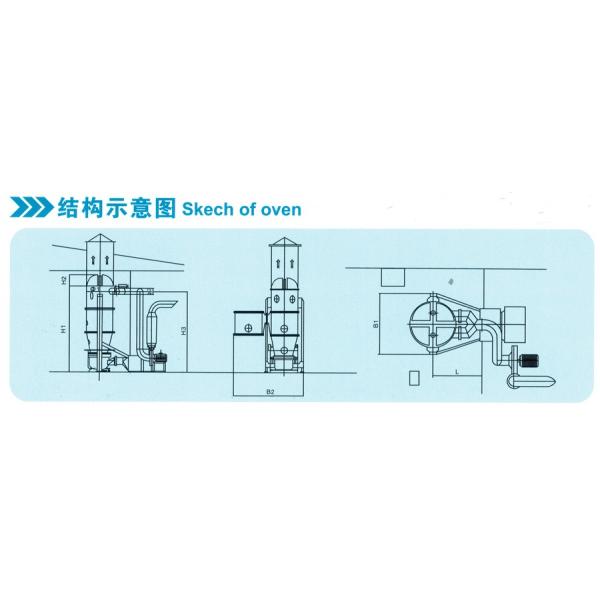 Bottom Spraying 15 Kg / Batch Fluidized Bed Powder Coating Equipment