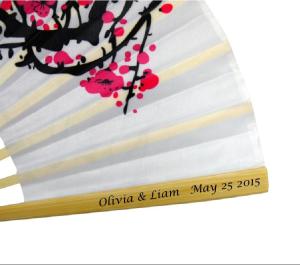 Best Personalized Cherry Blossom Silk Hand Fan wholesale