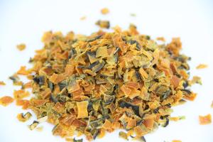 Best Eco Friendly Dehydrated Pumpkin Chips / Flakes Healthy And Organic wholesale