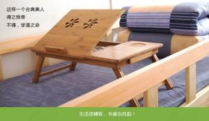 China Convinient bamboo folding computer table,folding table on sale