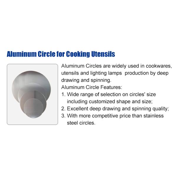Deep Drawing Cookware 100mm Width Aluminum Circle