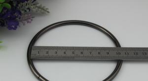 Best Bag Harware Nickel Color 100 MM Iron Wire Metal Welded O Rings With Nickel Free wholesale