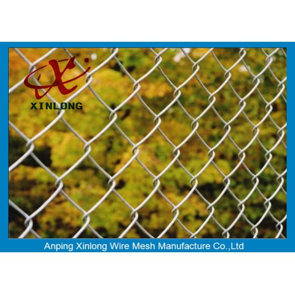 Galvanized Steel Chain Link Fence Diamond Wire Mesh Fence Privacy Fence