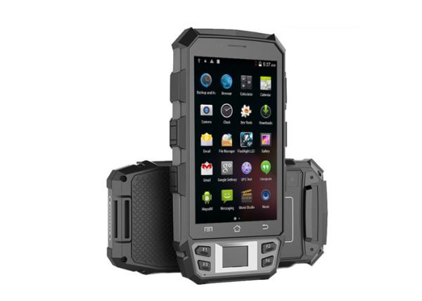Cheap Rugged Handheld RFID Reader 5.0 Inch With Removable 4500mah Big Battery Or 8000mah for sale