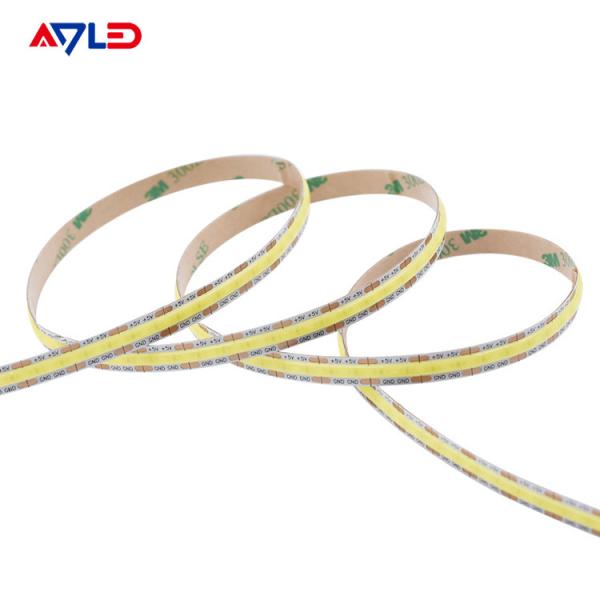 Cheap Flexible COB LED Strip No Dots 5V DC 2700K - 6500K White Dimmable USB Powered LED TV Lighting for sale