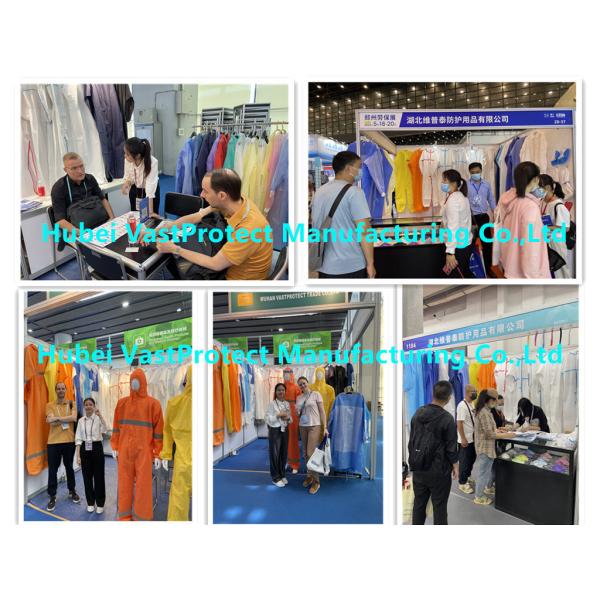 Nonwoven PP Microporous Lab Coat Dust Protective 20000PCS/Day Production
