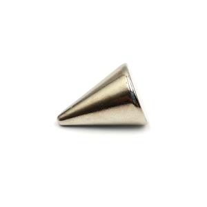 N52 Neodymium Cone Magnet Silver  taper cone shaped Magnets With Hole