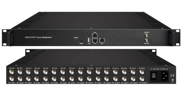 Cheap NDS3107G DVB Modulator Tuner Multiplexer 16 In 1 for sale