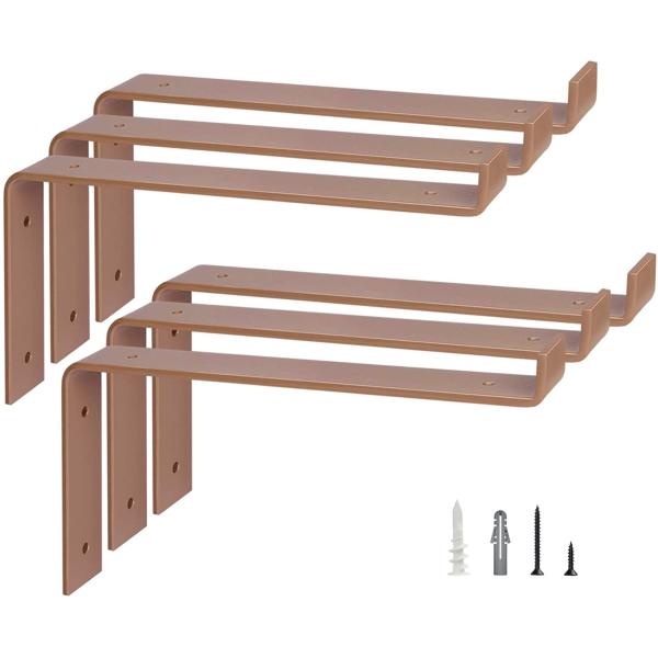 4-6mm Thickness Supporting Fixed Shelves Hidden Floating Wall Shelf Mounting Bracket