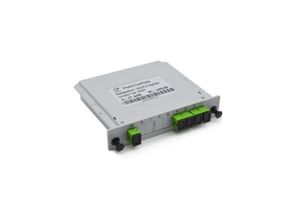 Cheap SCAPC Fiber Optic PLC Splitter Modular Structure 1x4 PLC Splitter Cassette Type for sale