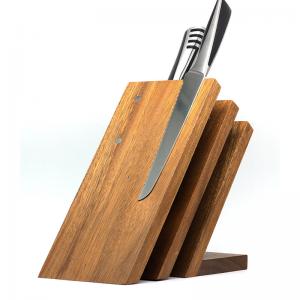 Best Customized Logo Sustainable Wood Kitchen Magnetic Knife Block Holder for Sustainable wholesale