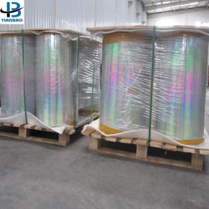 Best BOPP Film Rolls Holographic Cold Lamination Film Moisture Proof Sample Freely Provided wholesale
