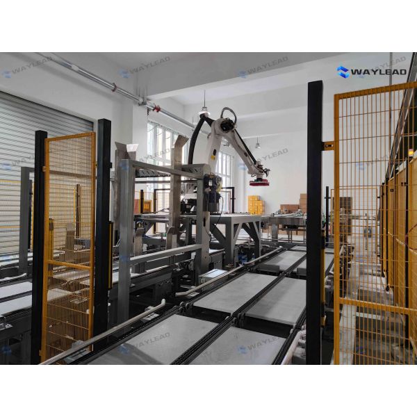 Turnkey Palletizing Robot for Large Factories Multi-Brand Compatible, Smart Storage Ready