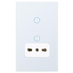 China Residential 1 Gang Wifi Switch Socket Italian Standard Plug Type on sale