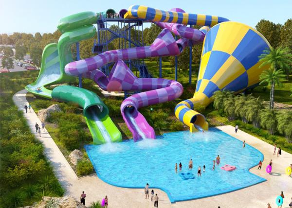 Big Holiday Resort Tornado Water Slide Amusement Water Park Equipments