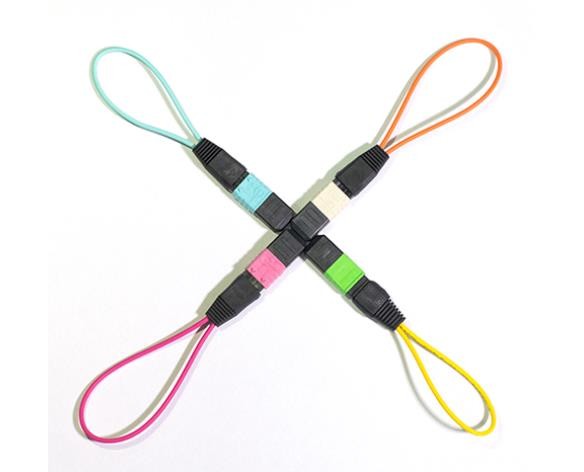 Loopback MPO MTP Patch Cord For Optical Fiber Communication Networks