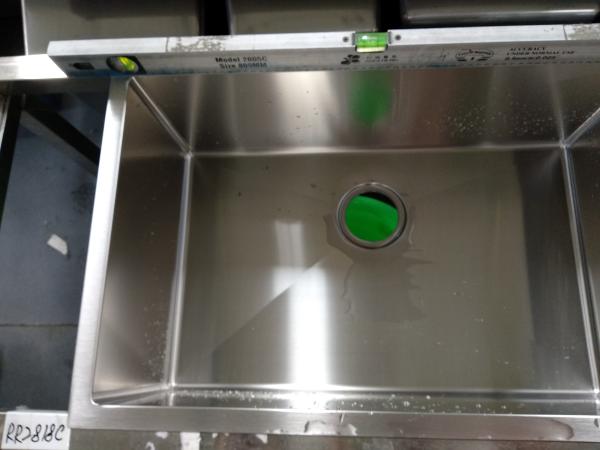 Cheap 32 Inch Undermount / Under Counter Stainless Steel Basin Sink For Restaurant for sale